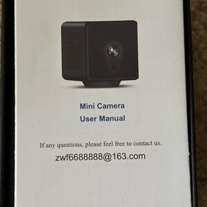 Compact Black Mini Camera